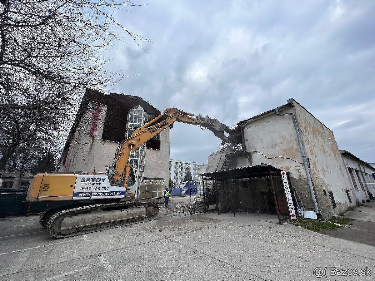 búracie demolačné práce, drvenie stavebného odpadu - 4