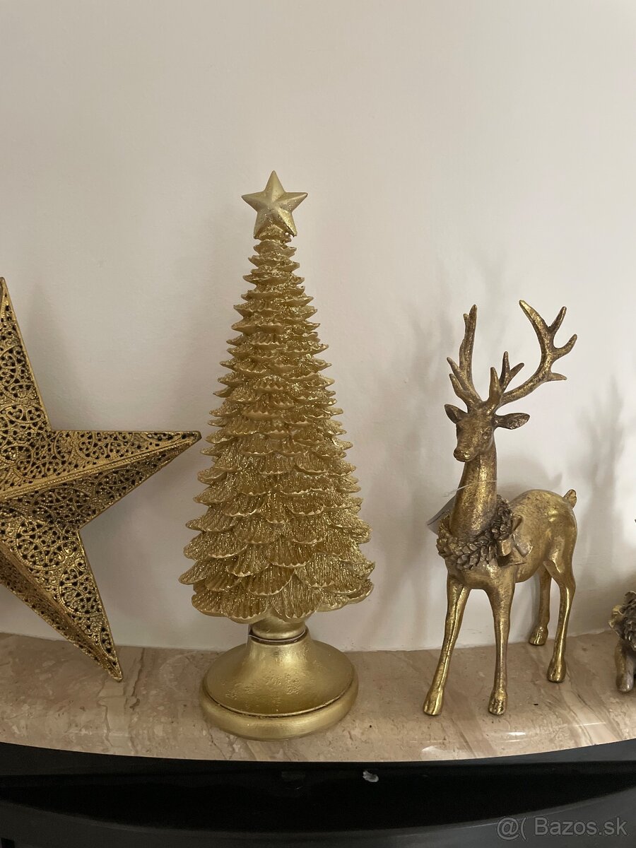 vianocne zlate dekoracie - vianocny darcek - 4