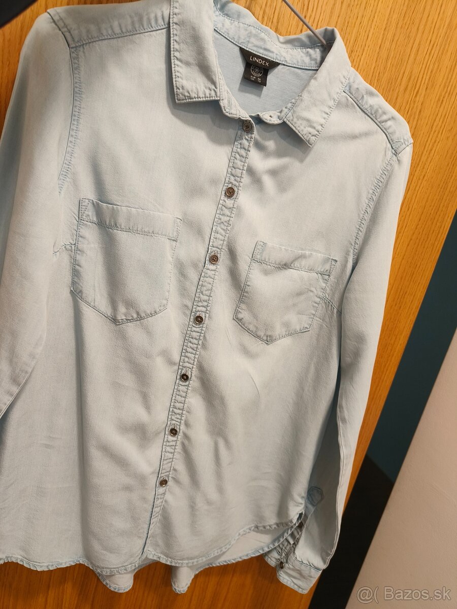 Džínsová košeľa, veľkosť S , Lindex - 4