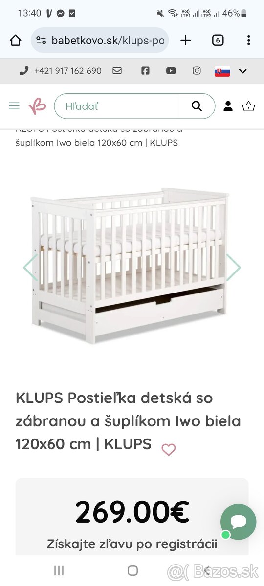 Detská postieľka s úložným priestorom - 4