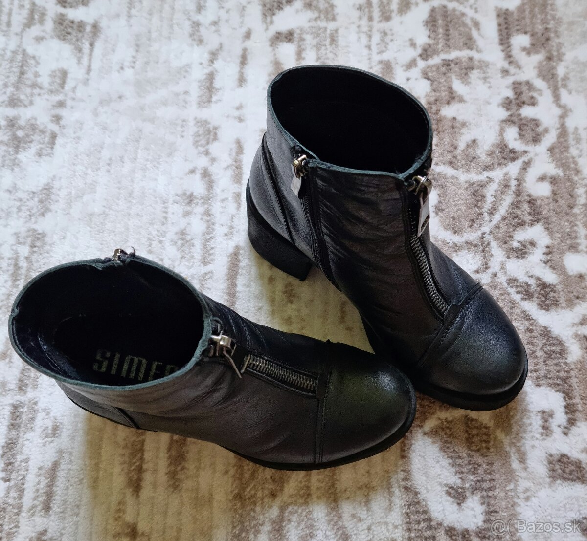 Kožené čižmy Simen vel. 37 - 4
