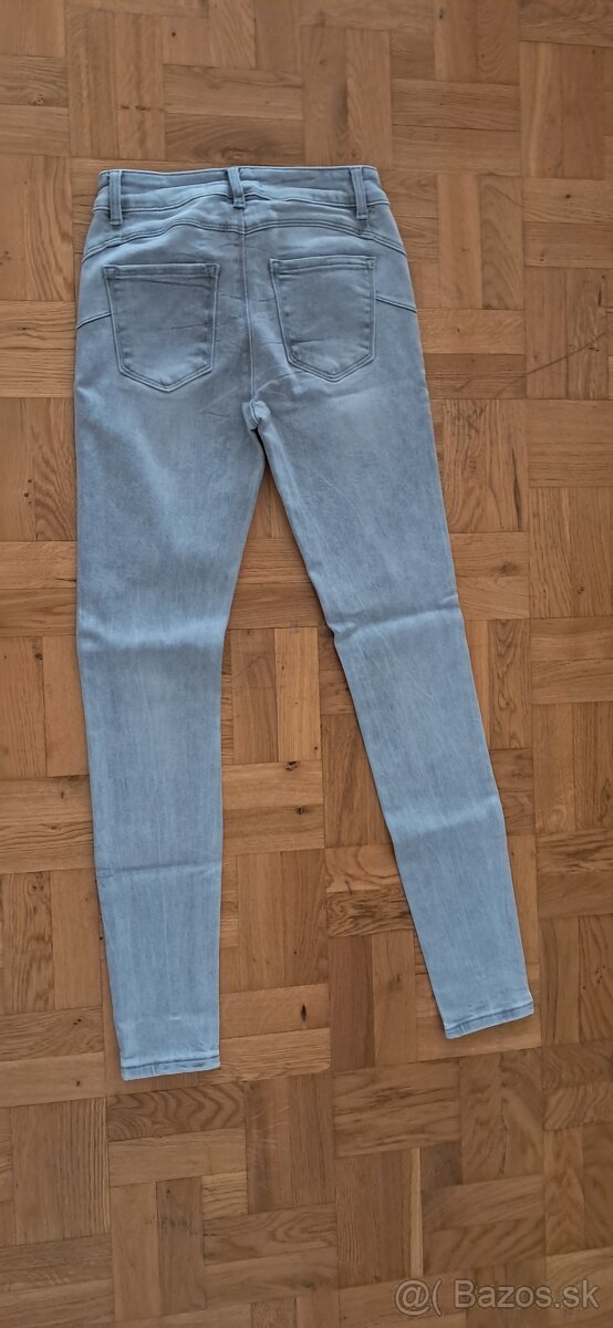 Šedé rifle dámske /dievčenské/ - 4