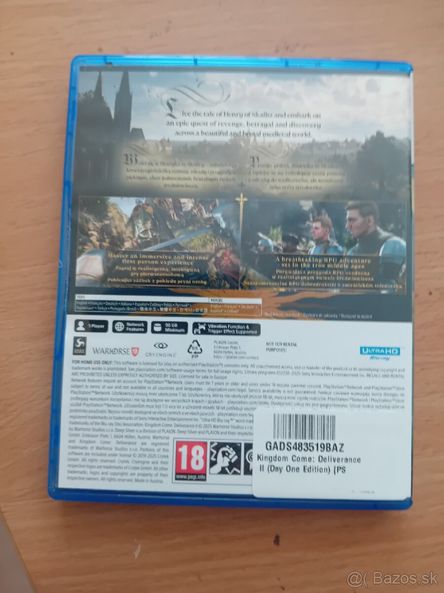 PS5 - hra -Kingdom Come deliverence 2 - 4