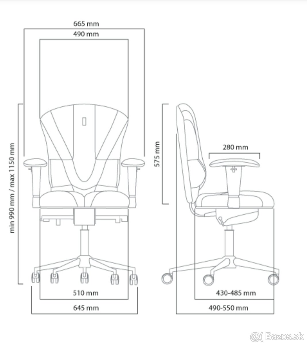 Ergonomická stolička KULIK SYSTEM - 4
