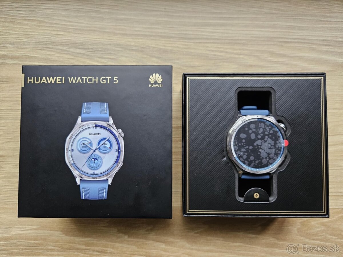 Huawei Watch GT 5 46mm Blue - modre, ako nove, zaruka - 4