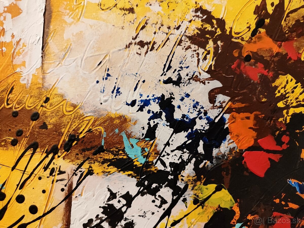 Ručne maľovaný obraz akryl - 4