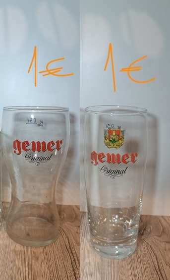 Slovenské pivové poháre 1 - 4