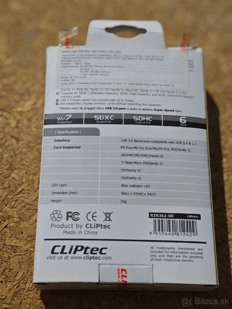 USB 3.0 čítačka kariet CLiPtec Panthera - 4