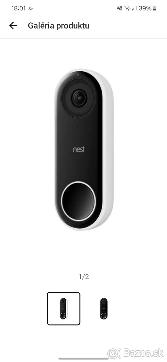 DoorBell zvonček google nest hello - 4