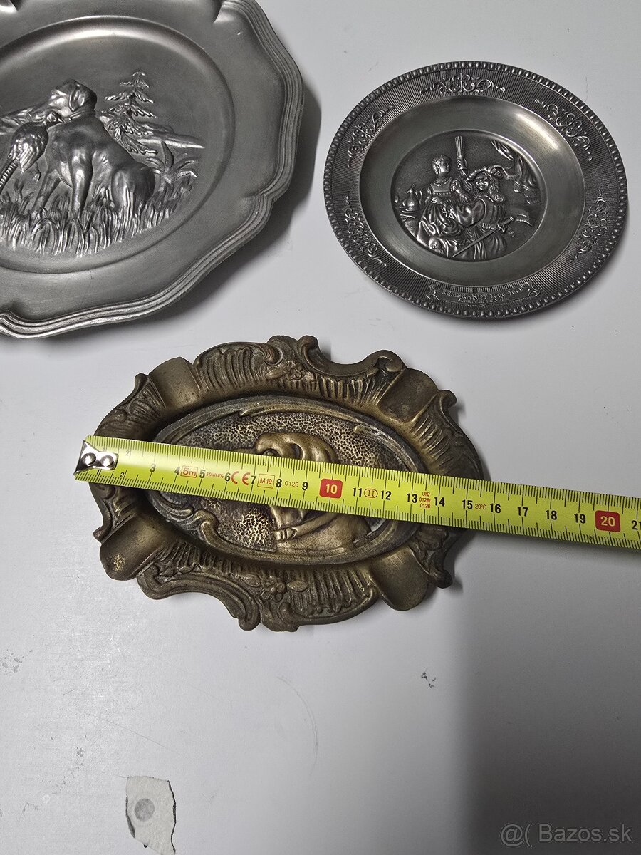 Starožitné taniere a popolnik - 4