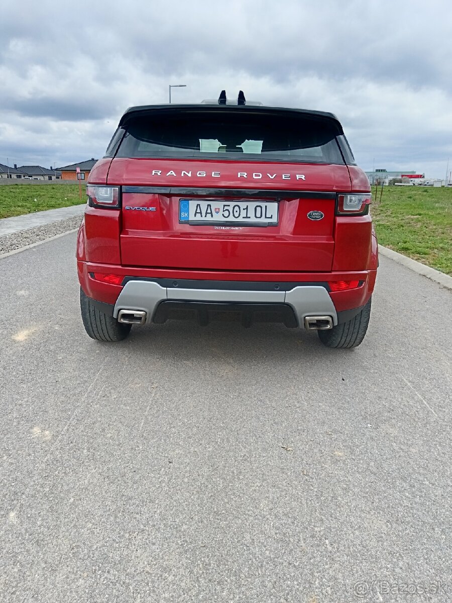Predám range rover evoque 78.000km