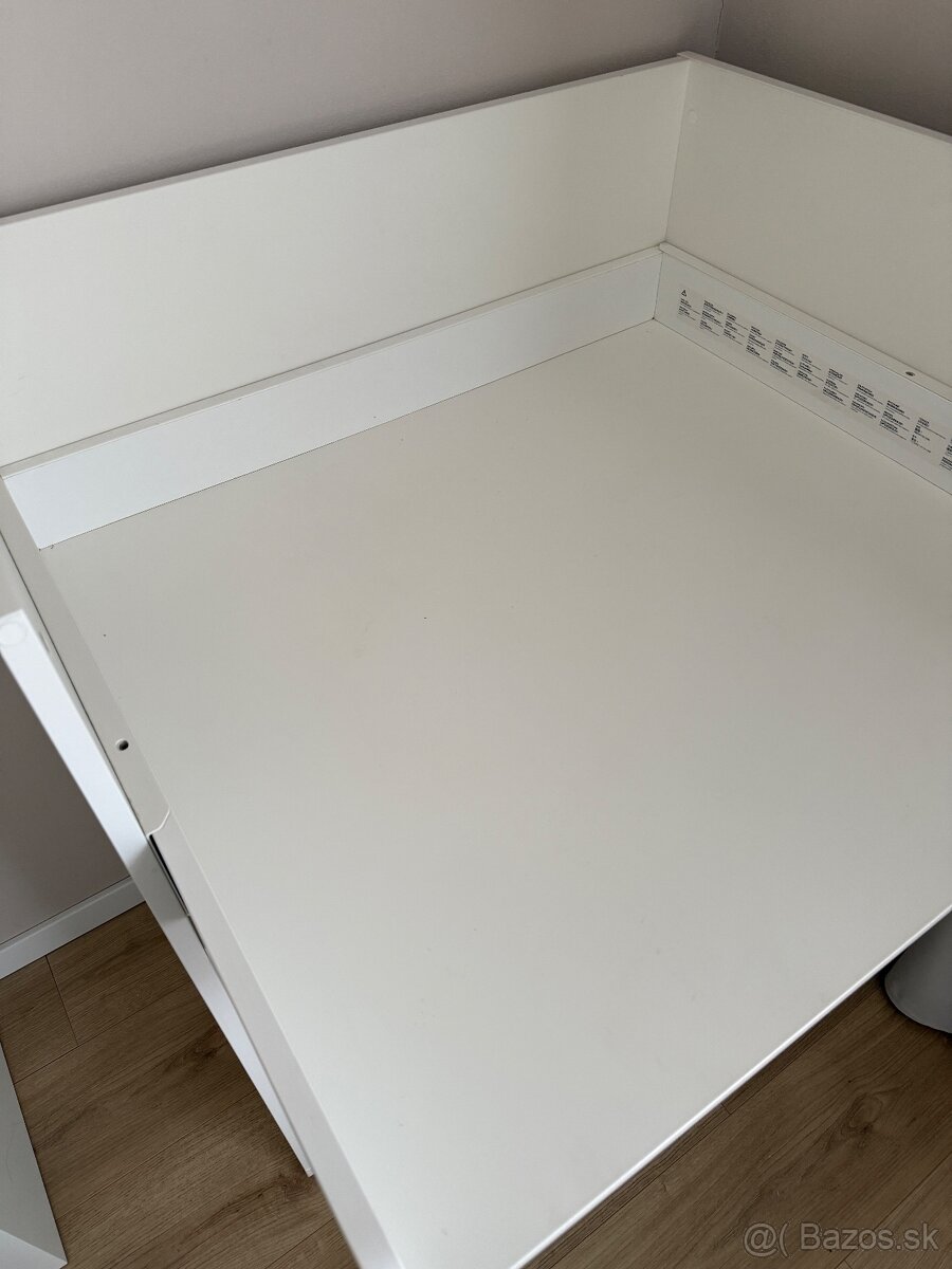 Ikea prebaľovací pult biely - 4