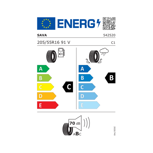 205/55 R16 Sava intensa hp2 - 4