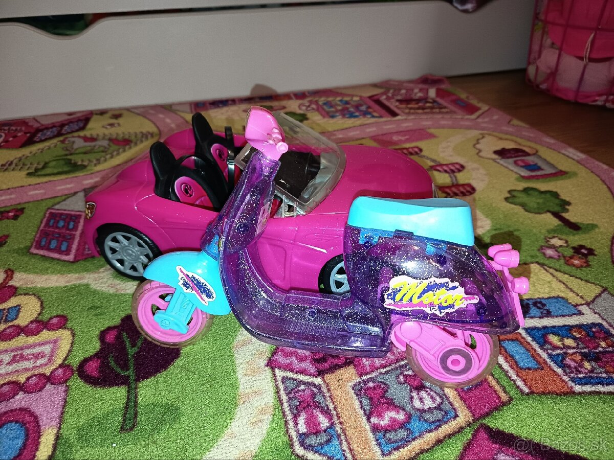 Barbie kabriolet a skúter - 4