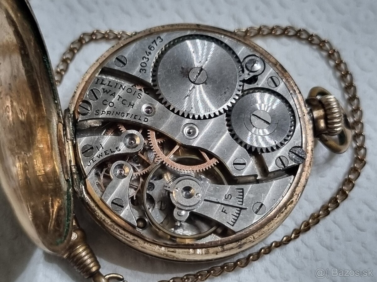 Vreckové hodinky,Illinois.. - 4