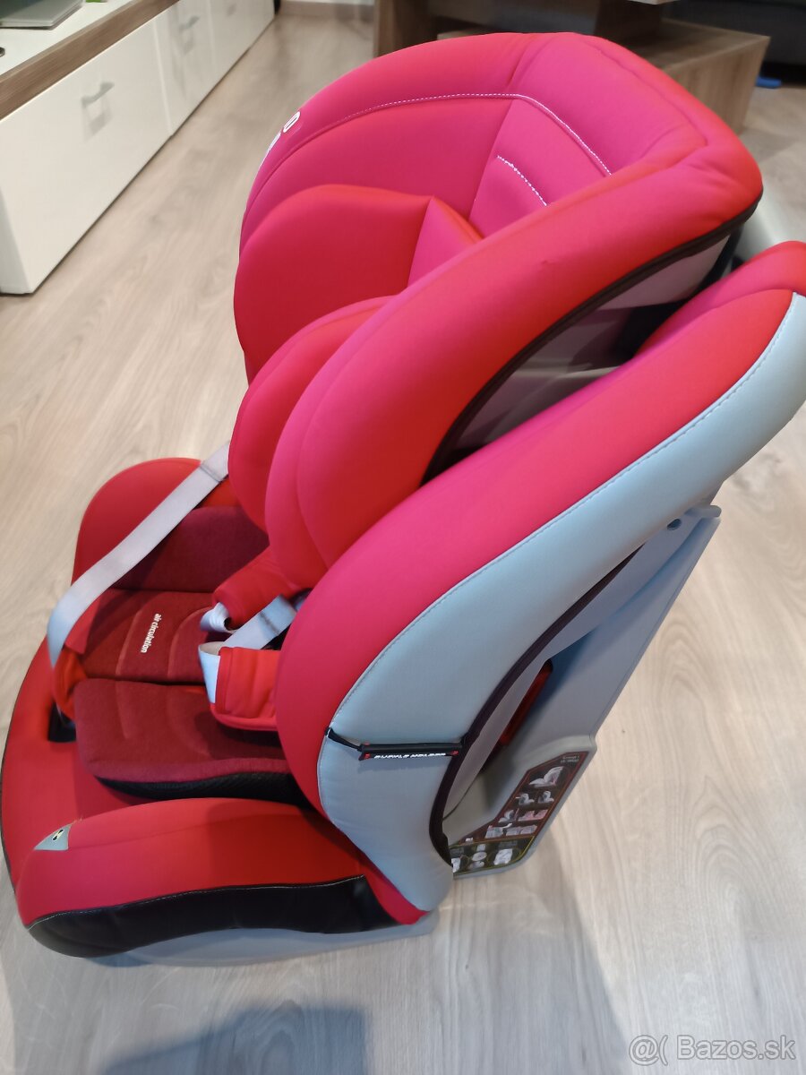 Autosedačka kappa espiro 9-36kg červená plus hnedá autosedač - 4