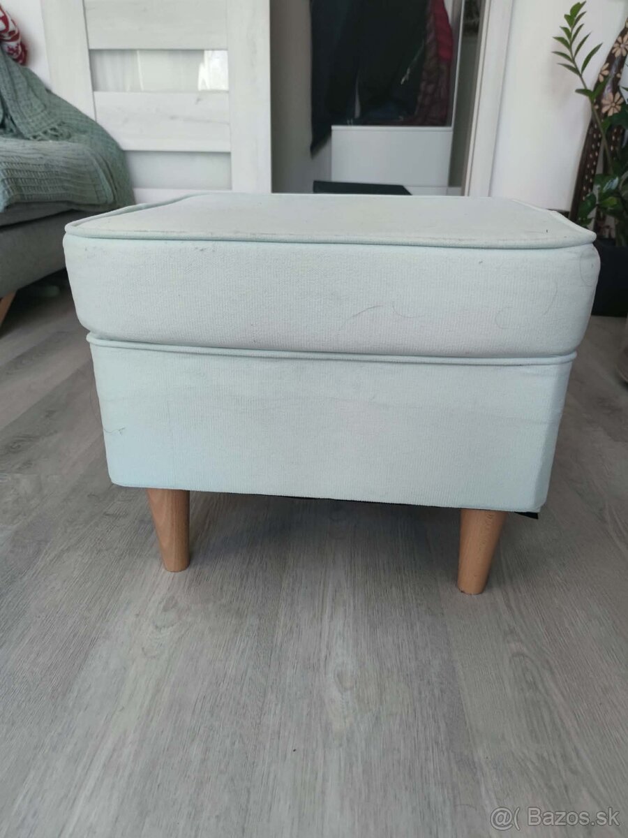 Predam kreslo s taburetkou - 4