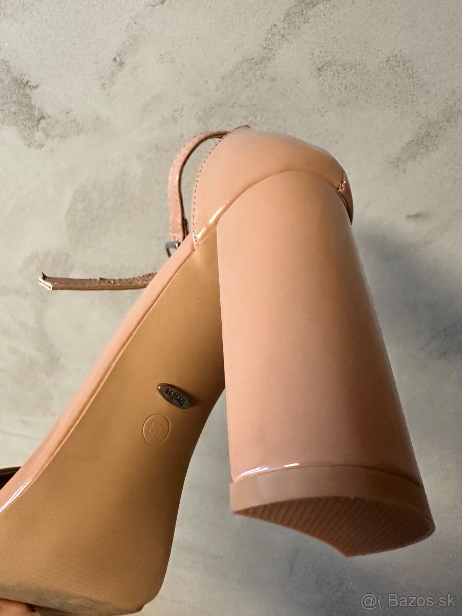 bezove sandalky (38) - 4