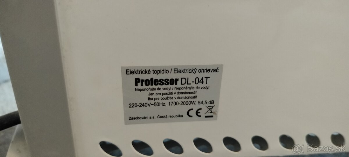 Elektrický ohrievač Professor - 4