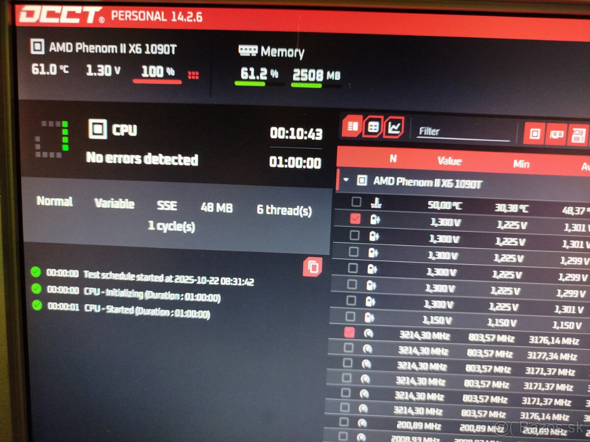 procesor AMD Phenom II X6 1090T socket AM3 - 4
