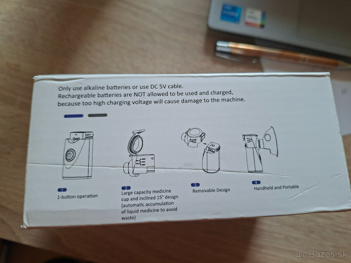 Inhalátor, ručný nebulizátor NEEMOSI - 4