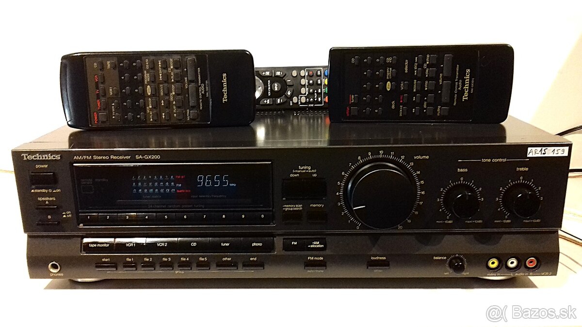 360W zosilnovac+tuner=Receiver TECHNICS SA-GX200 Japan, AR15 - 4