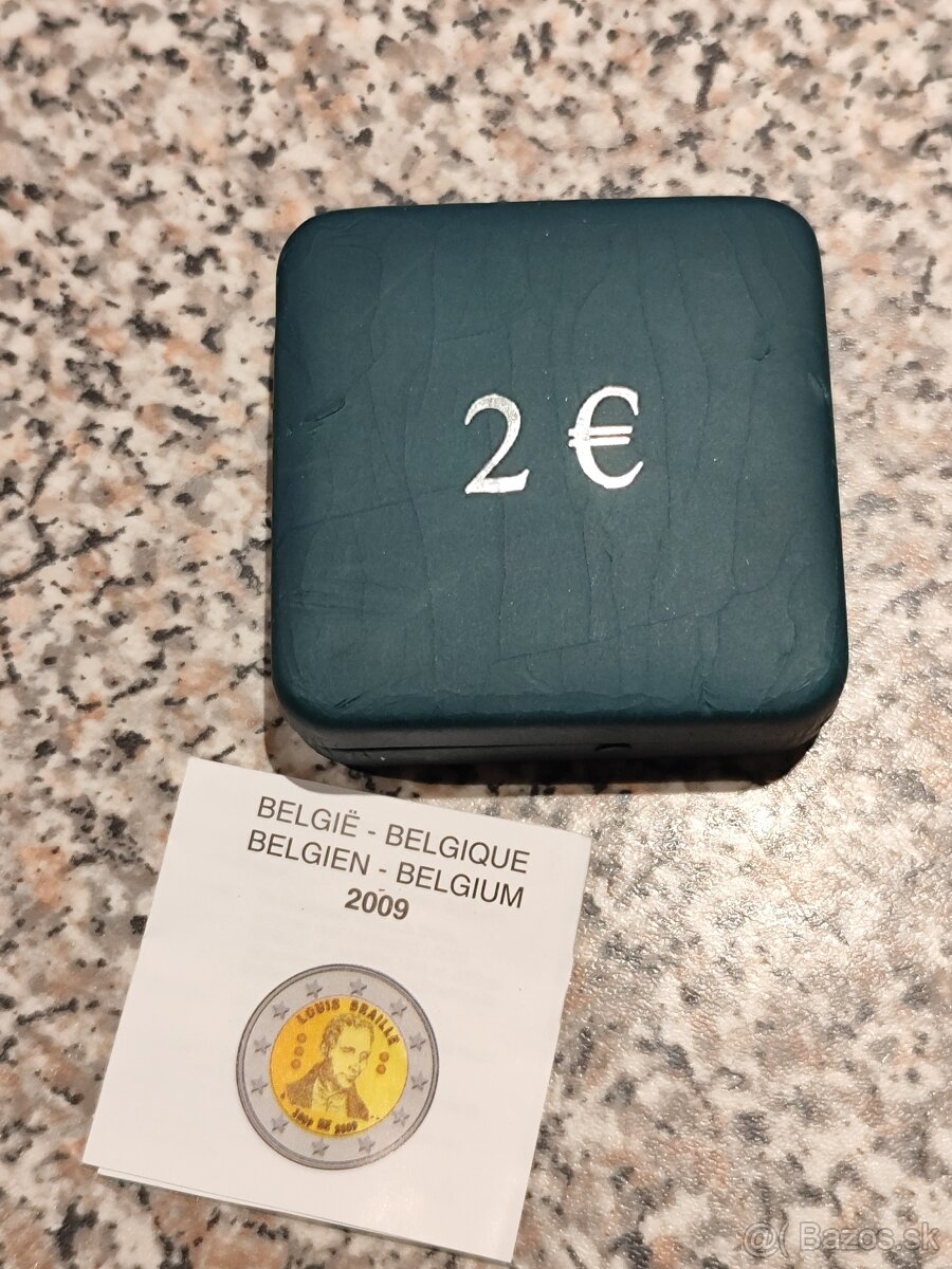 Belgicko 2 euro 2009 - 200. výročie narodenia Louisa Brailf - 4