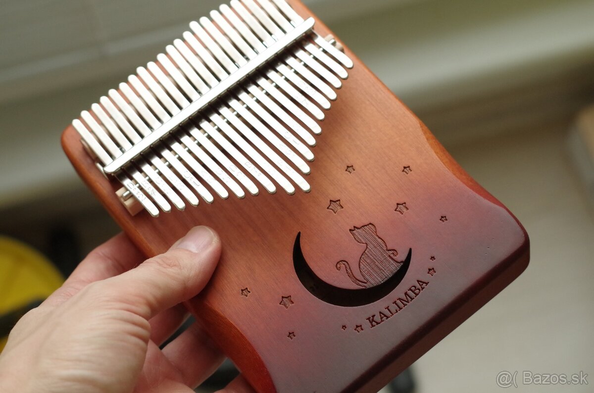 Kalimba 21 tónová s rezonančným otvorom - 4