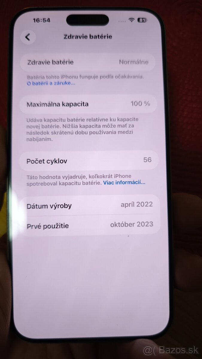 Predám Iphone 15 pro Max 256gb E-SIM verzia - 4