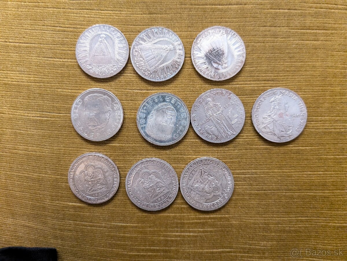 Predám mince Rakúske 500 Silling - 4