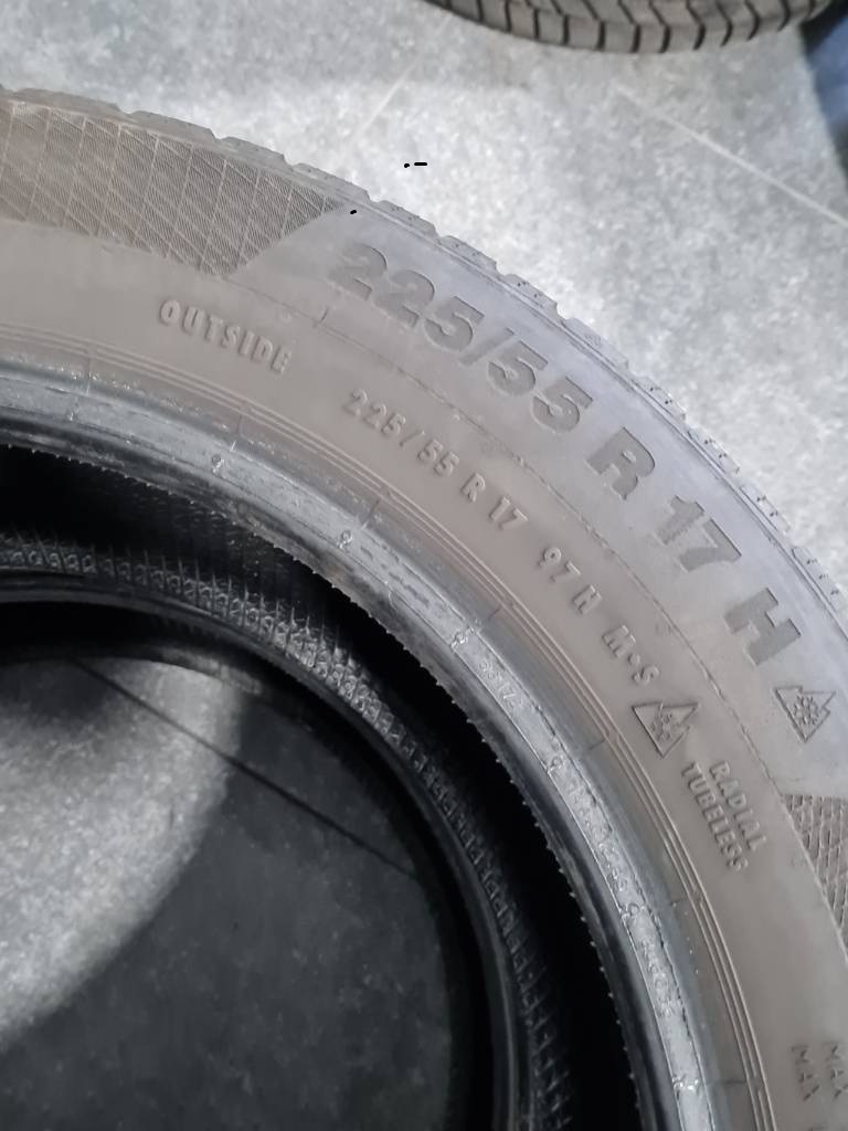 2x Continental 225/55 R17 97H zimné pneumatiky - 4