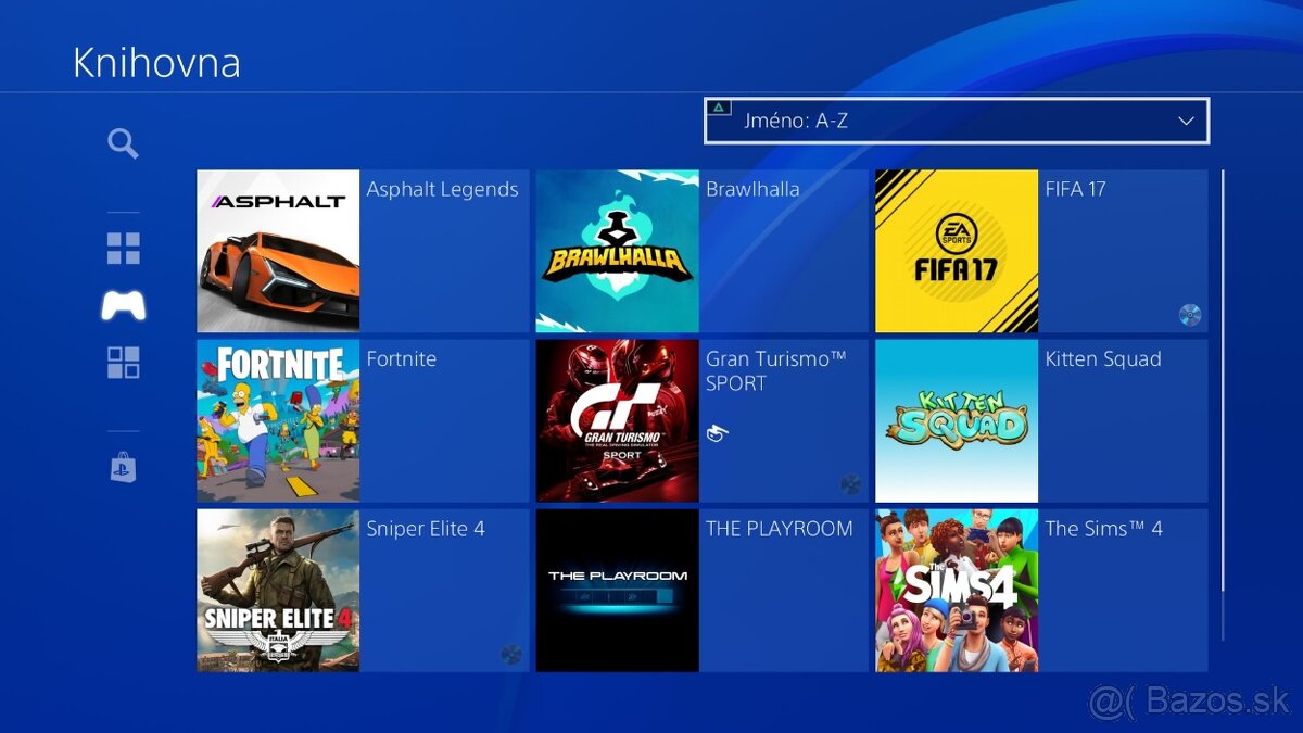 PS4 PLAYSTATION 4 SLIM + 2X OVLADAC + HRY - 4