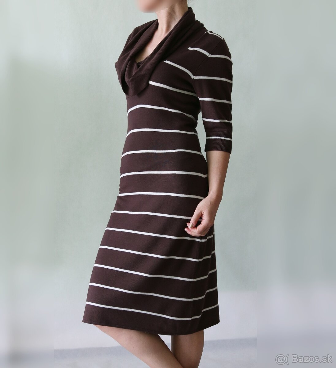 Pohodlné úpletové šaty Yessica XL-XXL - 4