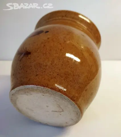 Starý keramický džbáneček Krásná jizba - 4