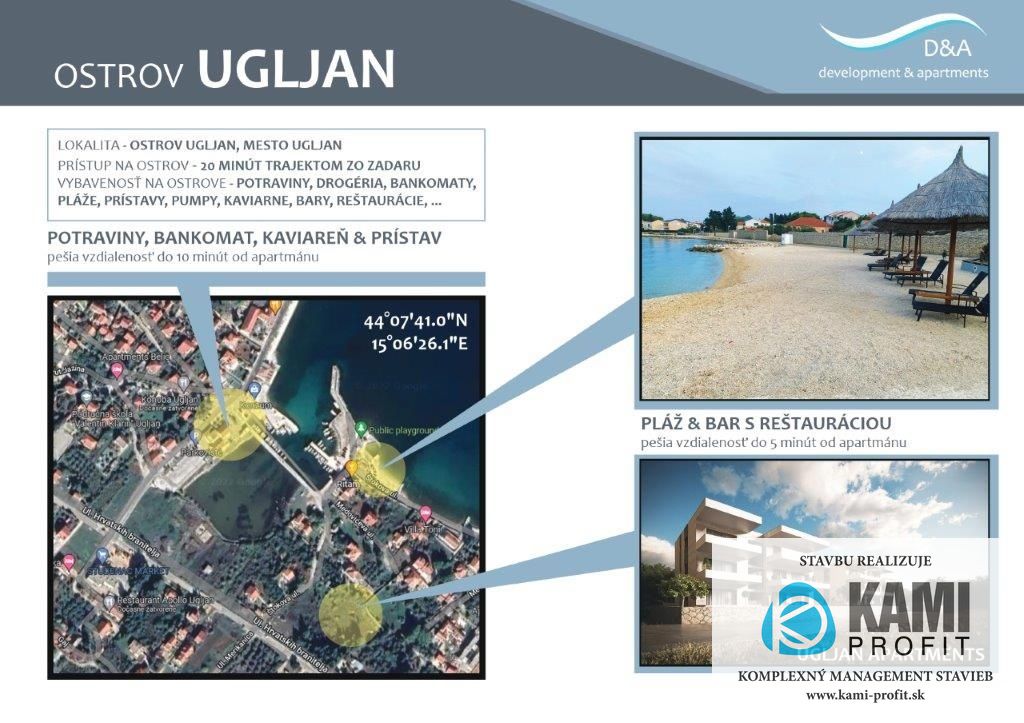 Posledný MODERNÝ Apartmán na ostrove UGLJAN s kompletným z - 4