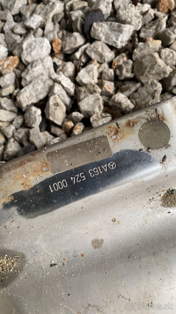 Celny ochranny ram+naslapy w163 - 4