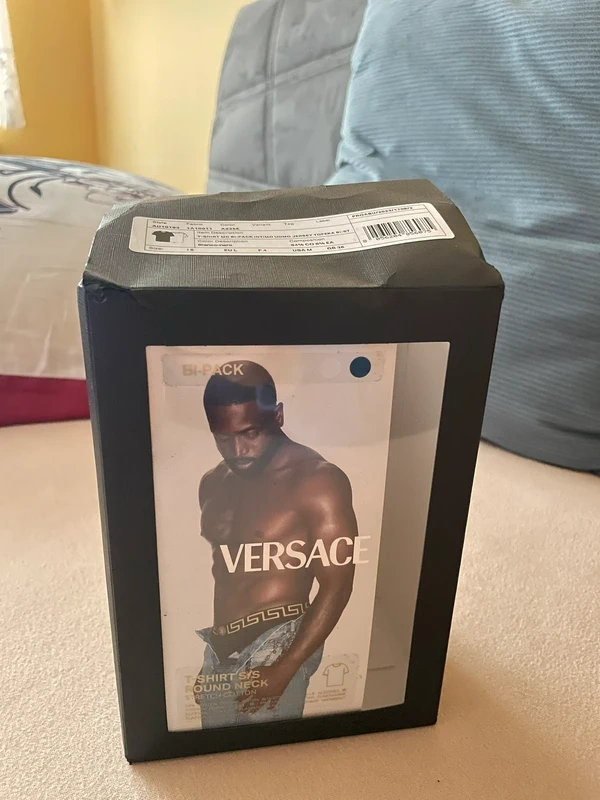 Versace tričko – biela farba, veľkosť L - 4