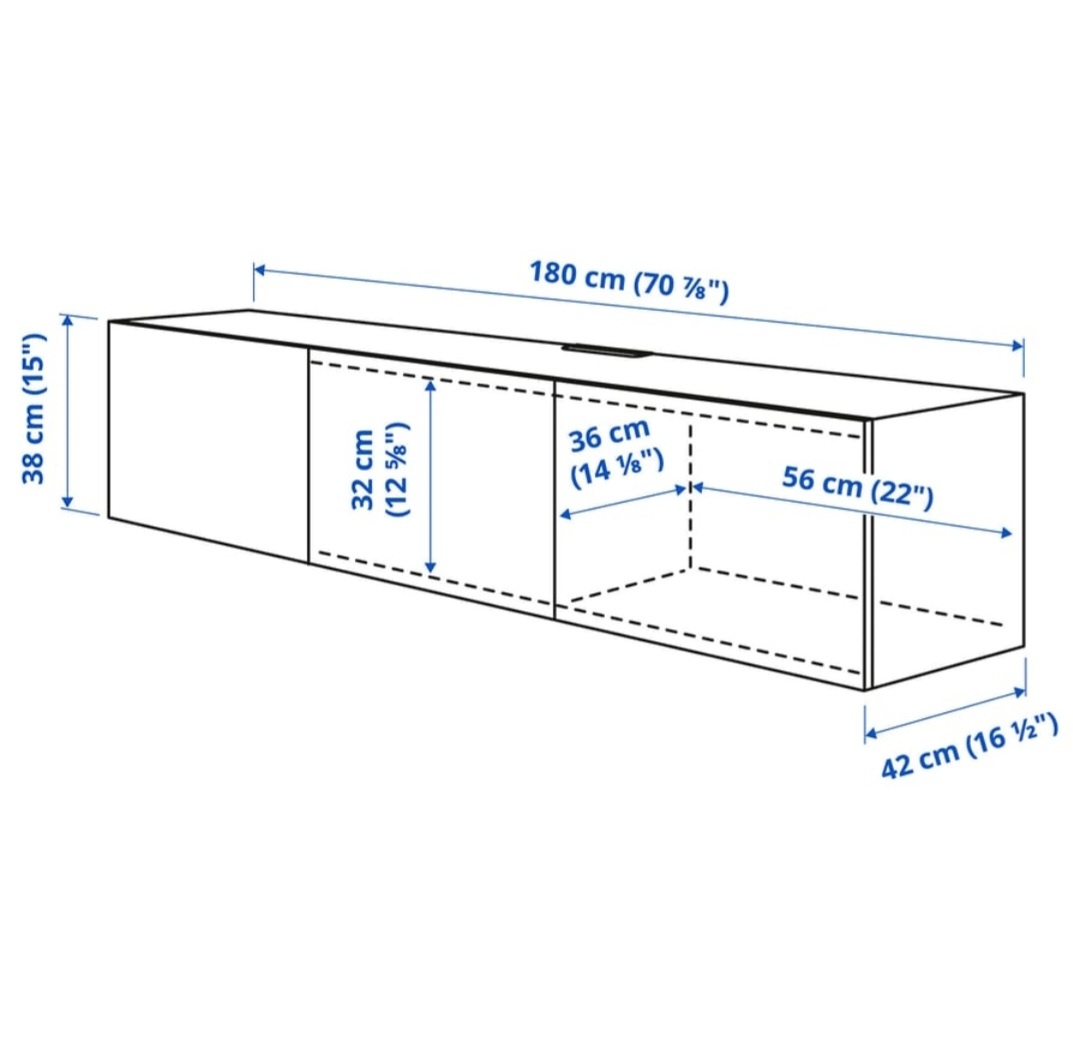 Ikea Besta komoda pod TV - 4