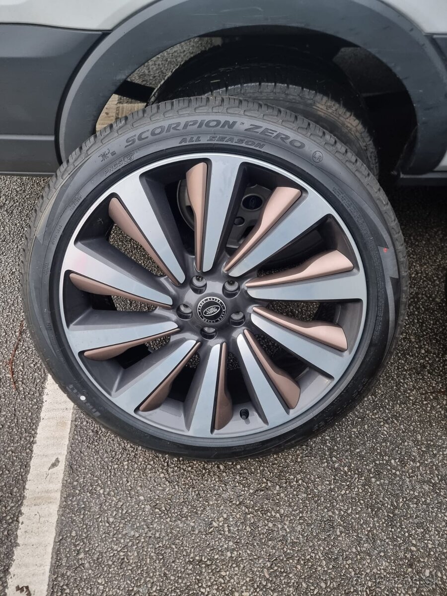 Alu sady RANGE ROVER R21 R22 23 nové, originál TOP