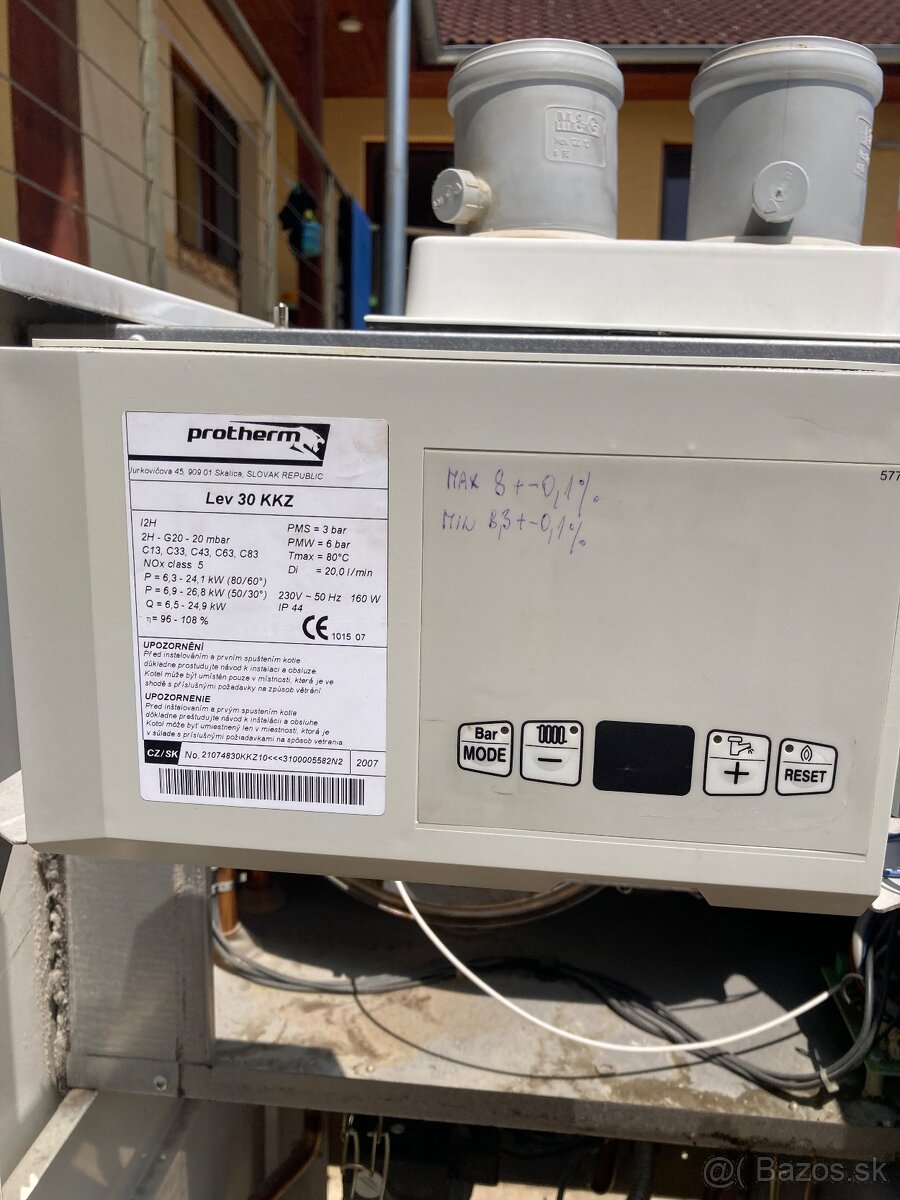 Predám kondenzačný plynový kotol protherm lev kkz30 - 4