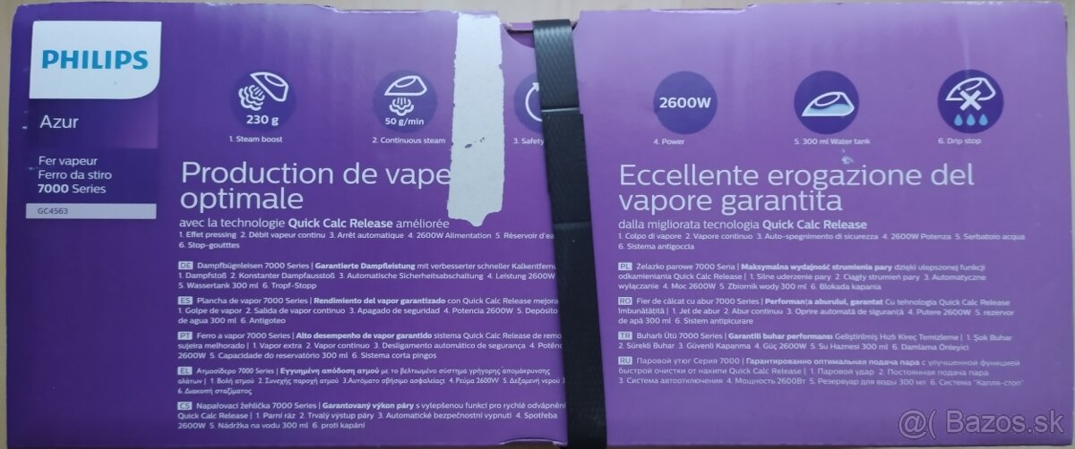 predám novú zabalenú žehličku Philips - 4