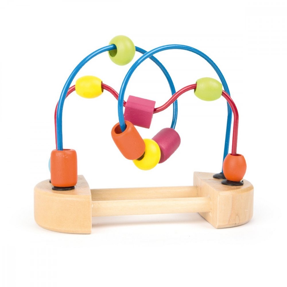 Vedomostne eko hračky Súprava 3 motorických korálkových dráh - 4