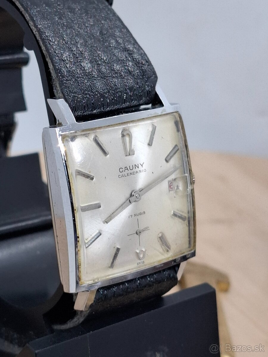 Predám funkčné Pánske náramkové hodinky CAUNY Calendario 17 - 4