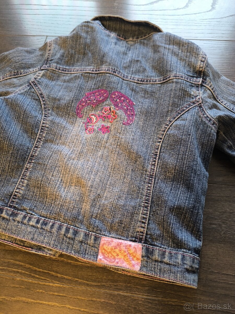 Denim bunda 128 - 4