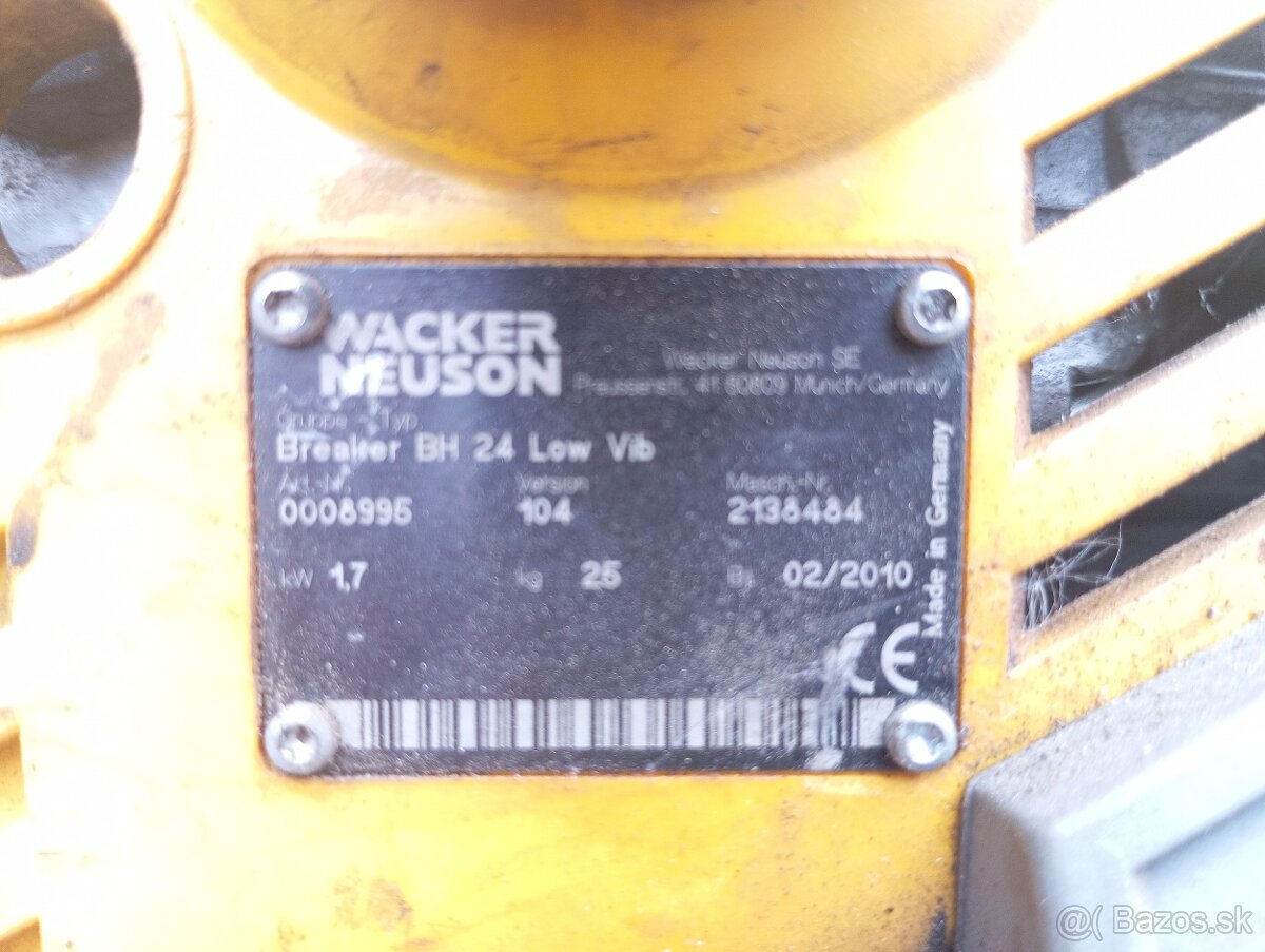 Benzínové búracie kladivo Wacker - 4