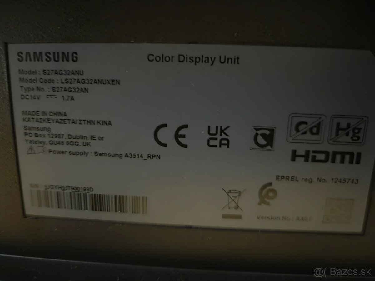 Samsung Odyssey G32A LS27AG32ANUXEN - 4