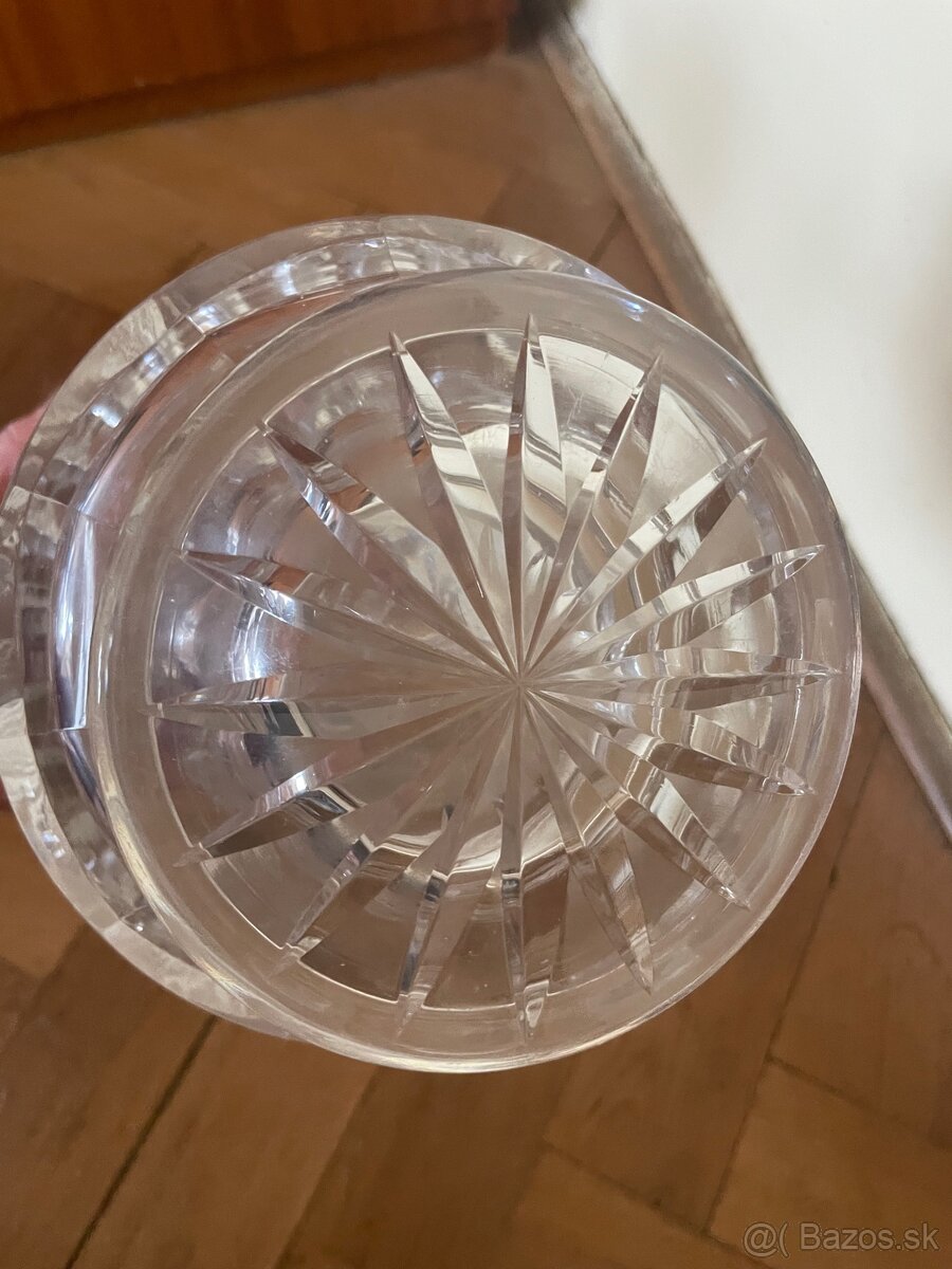 Starozitna krystalova vaza - 4