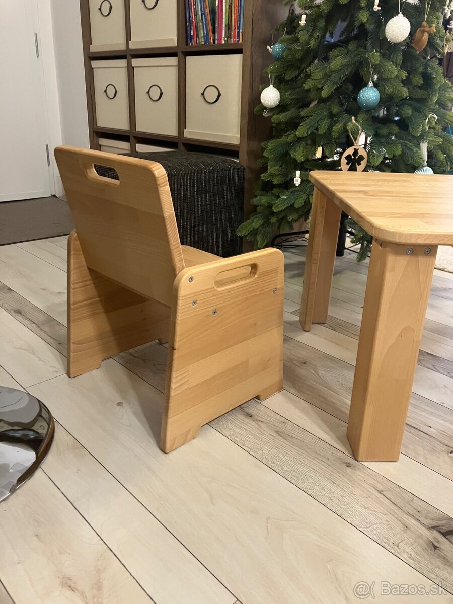 Montessori stôl so stoličkou - 4