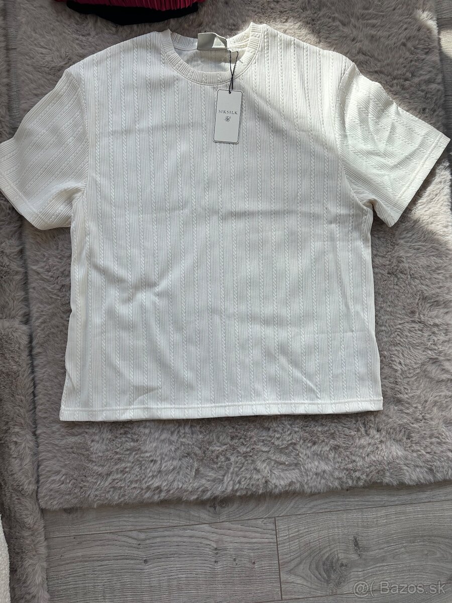 Siksilk elegantne tričko pánske - 4