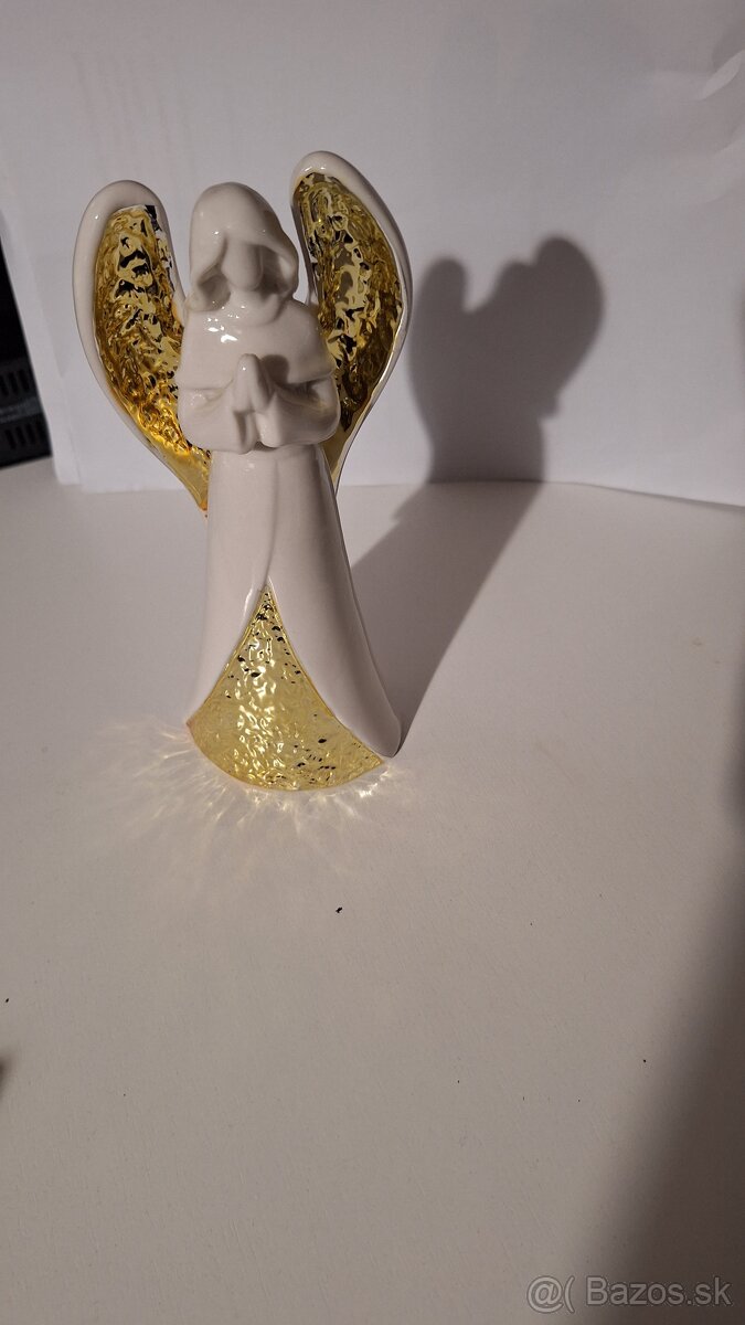 Tri anjelské figúrky + krížik ako darček - 4